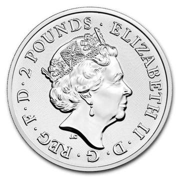 Verenigd Koninkrijk. 2 Pounds 2018 1 oz £2 GBP UK Silver Two