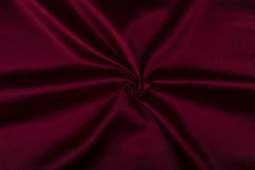 Satijn stof bordeaux rood - Polyester stof 15m op rol, Hobby en Vrije tijd, Verzenden, Nieuw