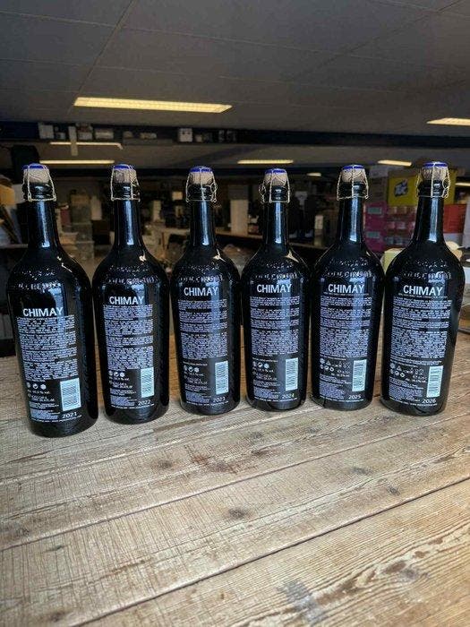 Chimay - Grande Réserve 2016/2017/2018/2019/2020/2021 - 75cl, Collections, Vins