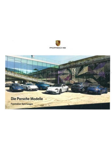 2020 PORSCHE PROGRAMMA BROCHURE DUITS, Nieuw