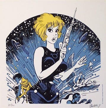 Walthéry, François - 1 Silkscreen - Natacha - Hommage à, Boeken, Nieuw