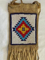 Étui à pipes - Cheyenne - États-Unis, Antiquités & Art