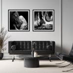 Aiana Roz - Silent Power - Set of 2 Black and White Fine Art