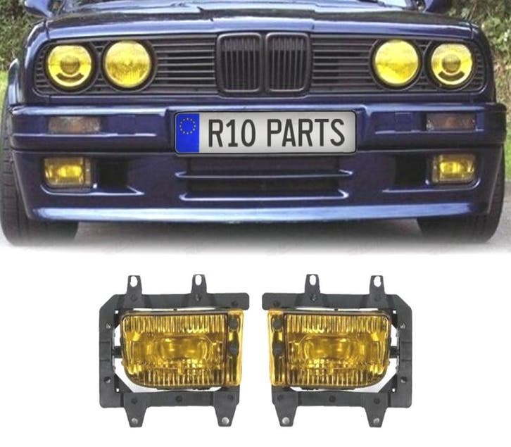 PHARES ANTI-BROUILLARD BMW E30 JAUNE, Auto-onderdelen, Verlichting, Verzenden