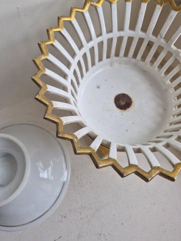 Porcelaine de Paris - Plat (2) - Porcelaine