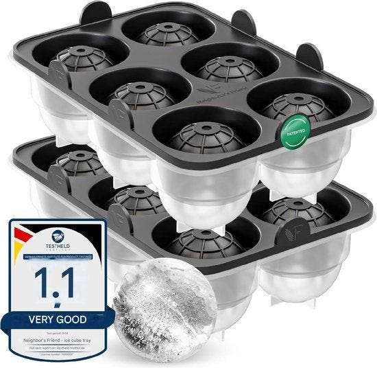 2dekans | IJsblokjesvorm Set van 12 – Ronde Silicone XXL, Elektronische apparatuur, Vaatwasmachines, Ophalen of Verzenden