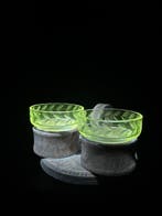 Zout- en pepervaatjes - Glas, Hout