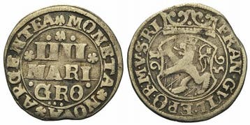 4 Mariengroschen 1656 Melle Osnabrueck, Bistum: Franz Wil..., Verzenden, België