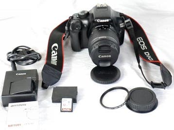 Canon EOS 1100D incl. EF-S 18-55mm 1:3.5-5.6 III en overige, Nieuw