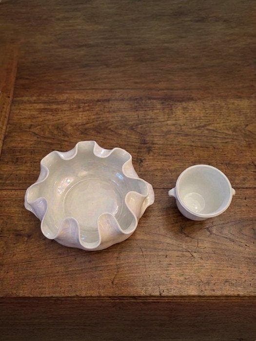 Richard Ginori - Vase (2) - Porcelaine - Paire de vases /, Antiquités & Art, Antiquités | Verre & Cristal