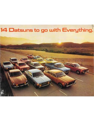 1976 DATSUN PROGRAMMA BROCHURE ENGELS (USA)
