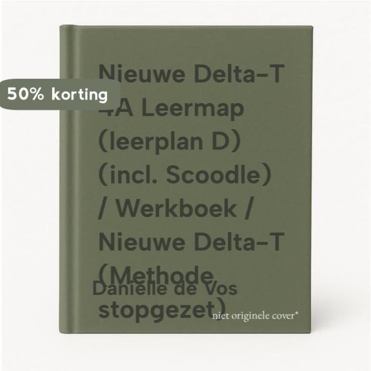 Nieuwe Delta-T 4A Leermap (leerplan D) (incl. Scoodle) /, Livres, Livres scolaires, Envoi