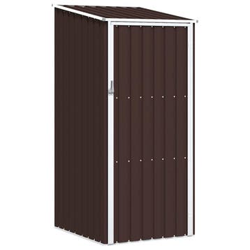 vidaXL Tuinschuur 87x98x159 cm gegalvaniseerd staal bruin, Verzenden