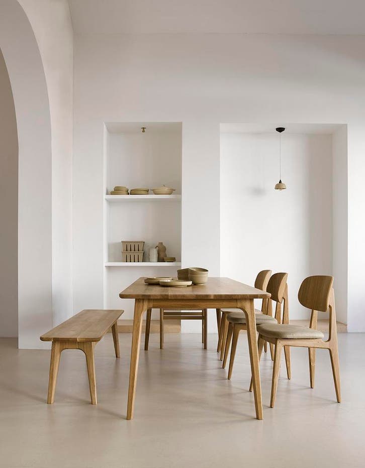 Scandinavische eettafels van massief hout | Diverse modellen, Huis en Inrichting, Tafels | Eettafels, Nieuw, Eikenhout, Overige houtsoorten