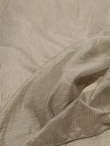 Elegante tendone a righe grigie e blu - Tissu de rideau -