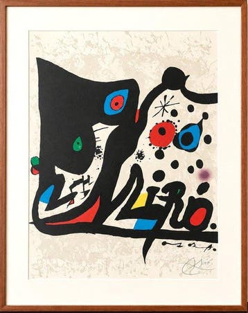 Joan Miro (1893-1983) - Exhibition “Livres illustrés et