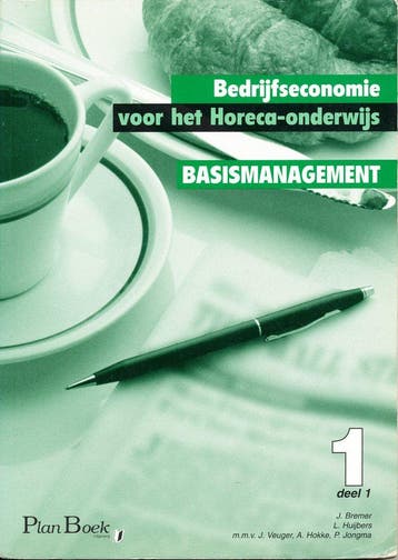 Bedrijfseconomie voor het horeca onderwijs deel 1, Livres, Verzenden