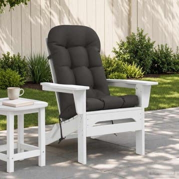 vidaXL Zon Ligzitzak Kussen PUTTEN 100% Polyester Antraciet, Maison & Meubles, Accessoires pour la Maison | Coussins, Verzenden