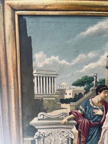 C. Peraino (XX) - Figure in un cortile