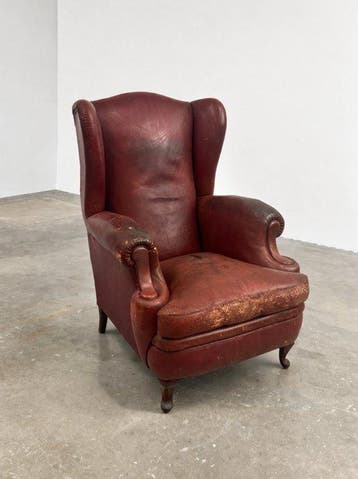 Poltrona Frau - Fauteuil - Dionisio - Leder - authentieke