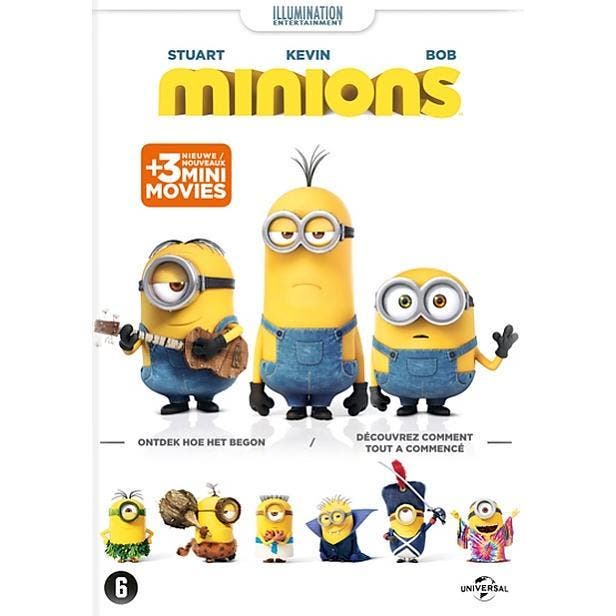 Minions op DVD, CD & DVD, DVD | Films d'animation & Dessins animés, Envoi