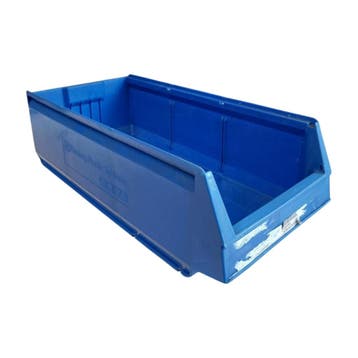 Magazijnbak 500x230x150 mm blauw pp gebruikt, Ophalen of Verzenden