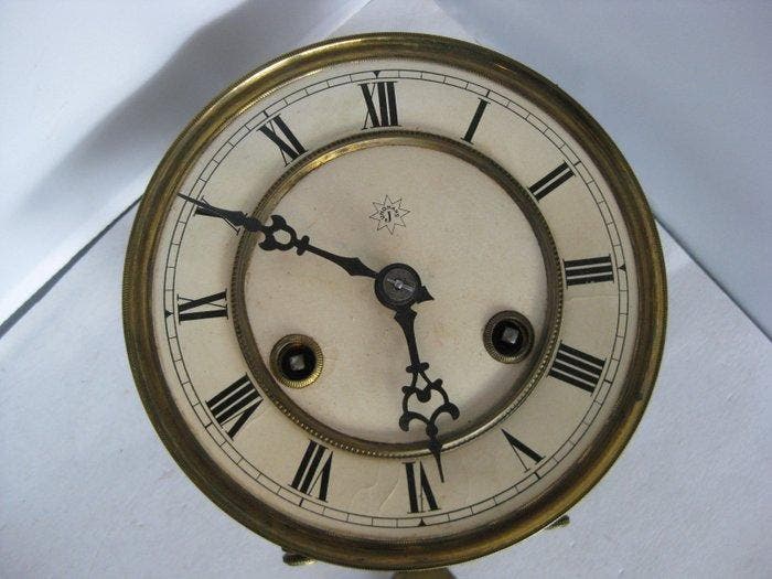 Régulateur - Junghans - laiton - 1910-1920 - Junghans, Antiquités & Art, Antiquités | Horloges