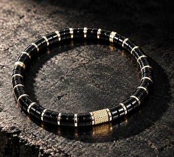 Onyx Stein Stretch - Armband, Verzamelen