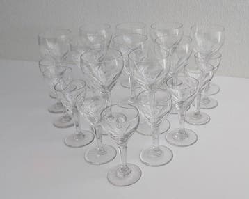 Val Saint Lambert - Drinkservies (19) - Glas - Osram,