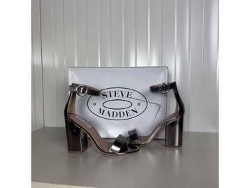 Veiling - Steve Madden Friday Sandalen Dames Maat 38 Pewter