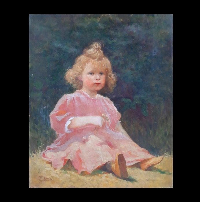 Giulio Julius Beda (1879-1954), attribuito a - Ritratto di, Antiek en Kunst, Kunst | Schilderijen | Klassiek