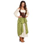 Dirndl Jurk Oktoberfest Dames Groen, Verzenden, Nieuw