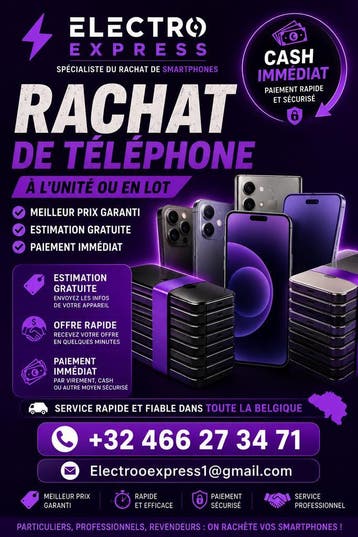 RACHAT SAMSUNG S26 -- IPHONE 17 UNITE/ en LOT CASH, Télécoms, Neuf