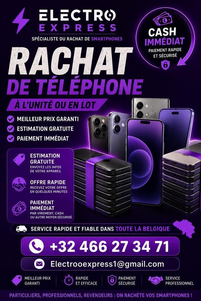 RACHAT SAMSUNG S26 -- IPHONE 17 UNITE/ en LOT CASH, Télécoms, Téléphonie mobile | Apple iPhone, Neuf