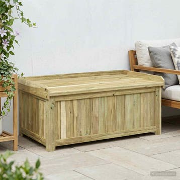 vidaXL Buiten Kussenbox Geïmpregneerd grenenhout 104 x 60 x, Verzenden, Nieuw