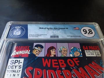 Web of Spider-Man Annual #6 - EGC 9.8 - Spideys Totally