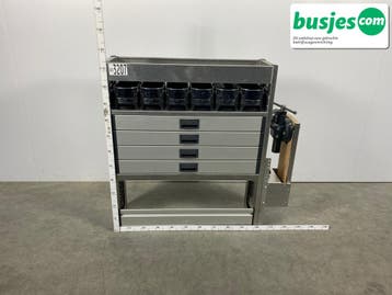 Aluca bedrijfswageninrichting 1005x320x1150mm (3207), Verzenden