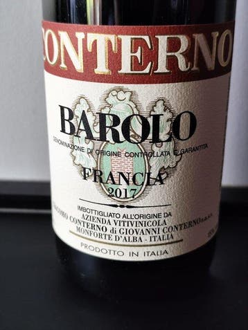 2017 Conterno Giacomo, Francia - Barolo DOCG - 1 Fles (0,75, Verzamelen, Nieuw