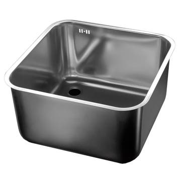 Spoelbak | RVS | In-/Onderbouw | Incl. Standpijp |, Zakelijke goederen, Horeca | Keukenapparatuur, Verzenden, Nieuw in verpakking