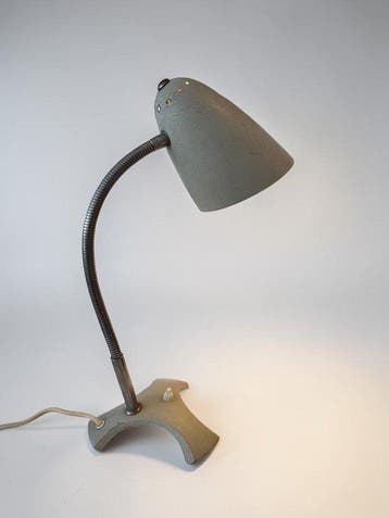 SIS - Bureaulamp - Gooseneck-lamp uit de jaren vijftig -
