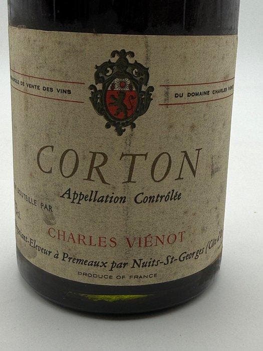 1978 Charles Vienot - Corton - 1 Fles (0,75 liter), Collections, Vins