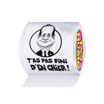 Papier toilette tas pas fini humoristique, Verzenden, Neuf, Blanc, Autres types