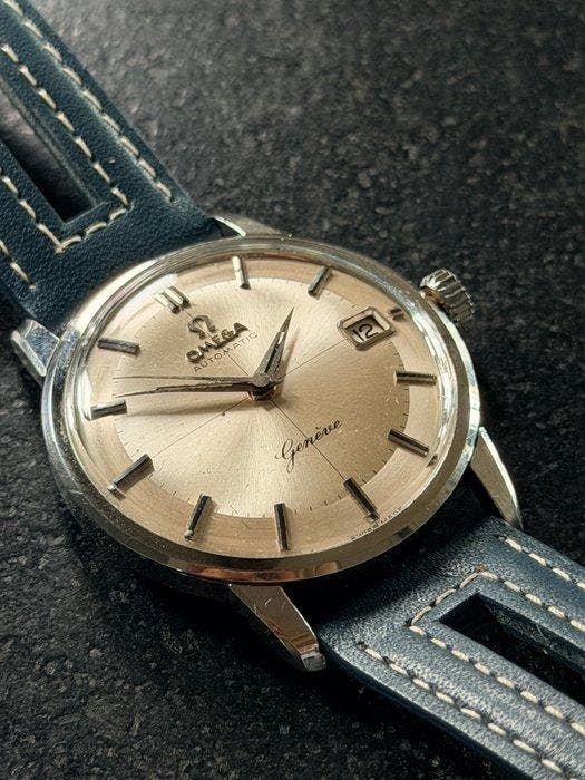 Omega - Omega Genève Automatic Date silver Dial 1962 -, Bijoux, Sacs & Beauté, Montres | Hommes
