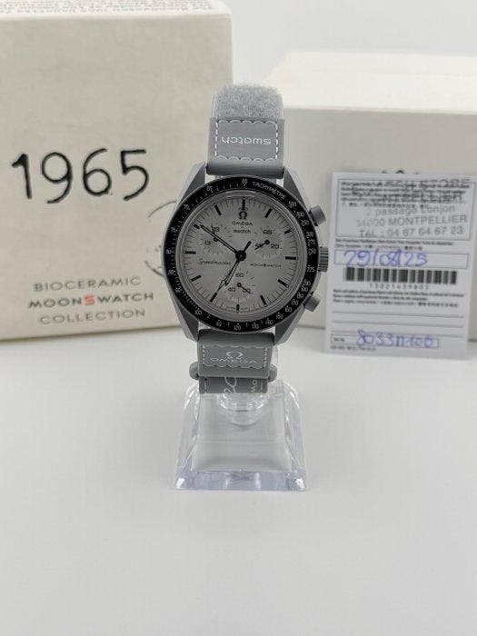 Omega x Swatch - Moonswatch 1965 - Sans prix de réserve -, Bijoux, Sacs & Beauté, Montres | Hommes
