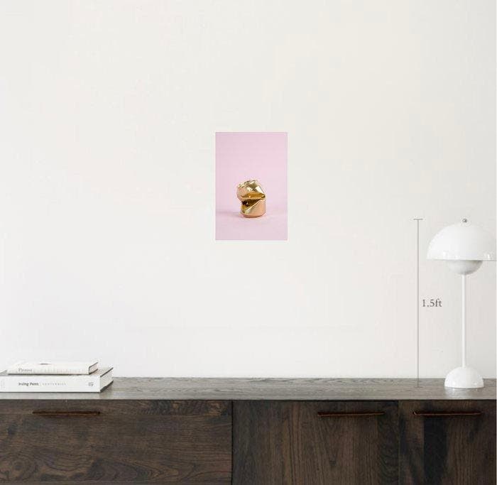 LoulouVonGlup - Crushed gold can, Antiquités & Art, Art | Objets design