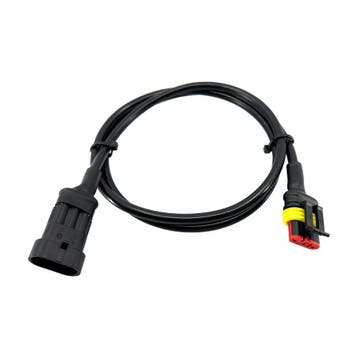 3-pins Verlengkabel AMP-Superseal , 1 meter, Verzenden, Nieuw