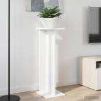 vidaXL Plantenstand 2 pcs Wit 25 x 25,5 x 80,5 cm, Verzenden, Nieuw