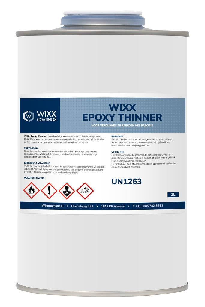 Wixx Epoxy Thinner 1L, Doe-het-zelf en Bouw, Verf, Beits en Lak, Nieuw, Verzenden