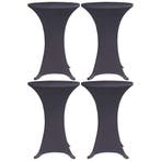 vidaXL Tafelhoes stretch 4 st 80 cm antraciet, Verzenden, Nieuw
