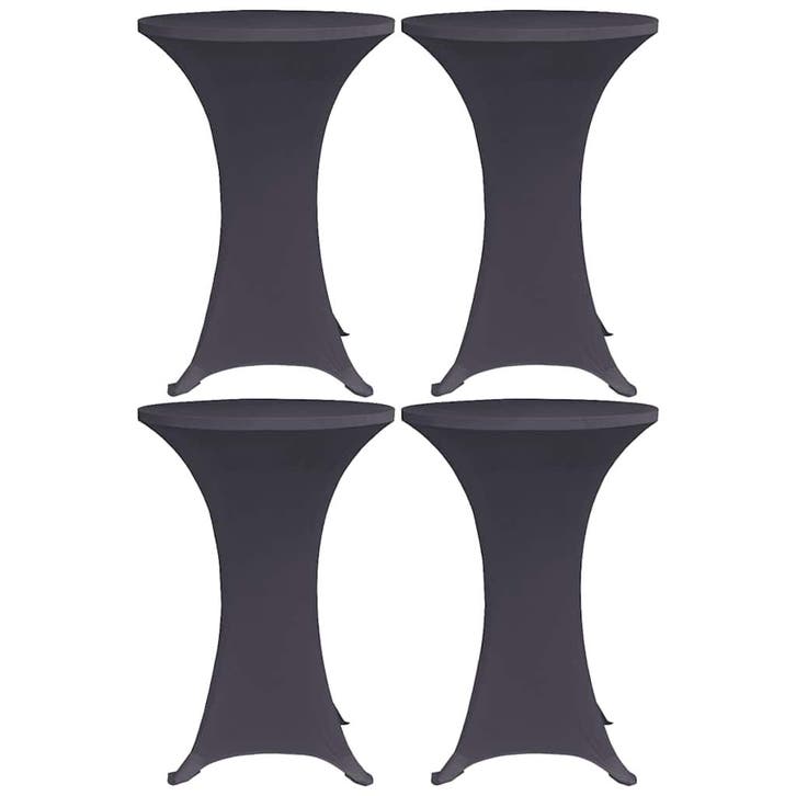 vidaXL Tafelhoes stretch 4 st 80 cm antraciet, Tuin en Terras, Tuinmeubel-accessoires, Nieuw, Verzenden